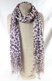 SC1 - Leopard Scarves *Available in 2 Colors* - SC1-Brown